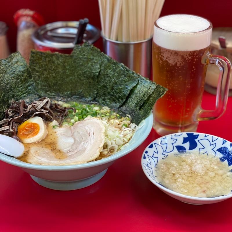 黒とんこつラーメン(九州ラーメン 水戸元吉田店)