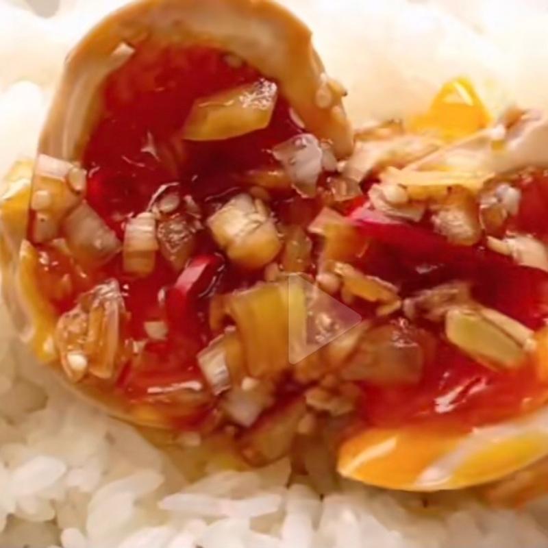 朝食　やみつきたまごごはん(天然温泉 花蛍の湯 ドーミーインPREMIUM 京都駅前)