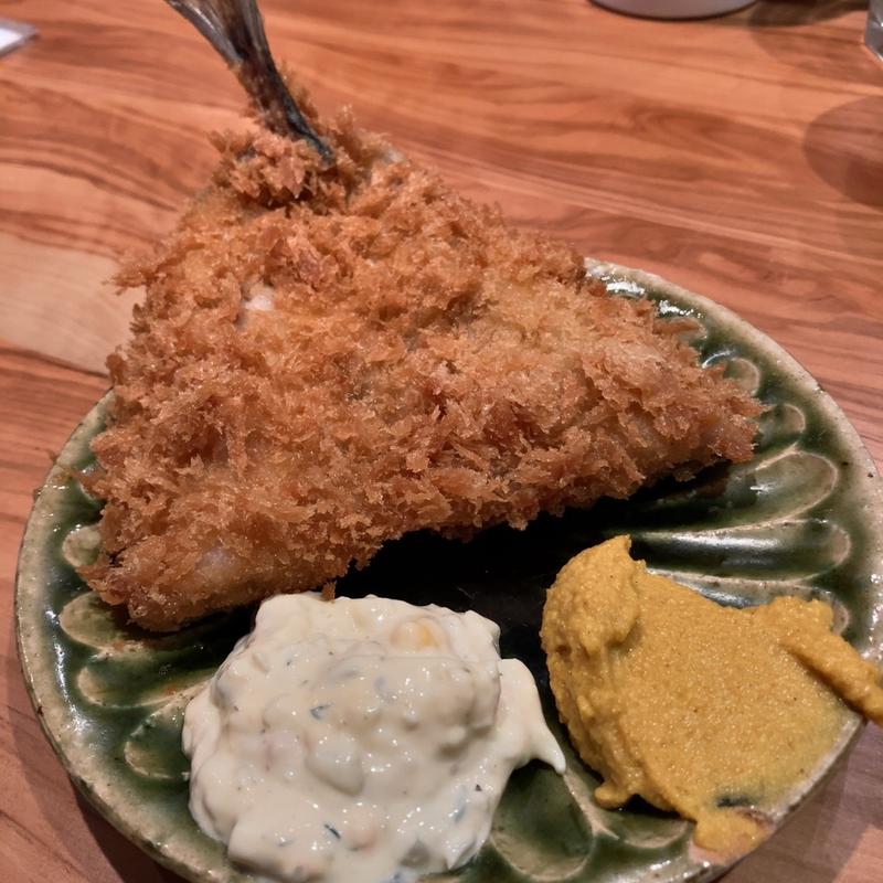 アジフライ(トンカツ ツキウマ 田町店)