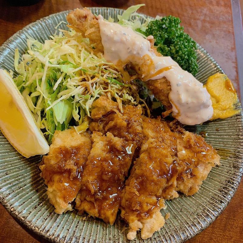 ヒレカツと海老フライ(カツトミ)