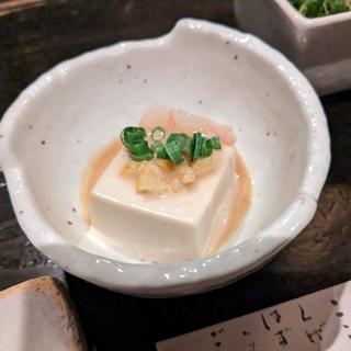 ゆば豆腐のゴマ酢がけ(てしごとや )