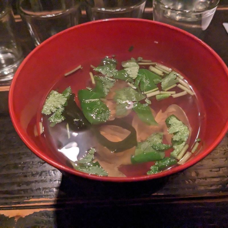 浅蜊の酒蒸し(てしごとや )