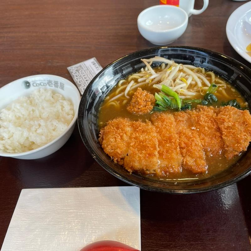 カレーラーメン手仕込みとんかつ(CoCo壱番屋 八女大島店)