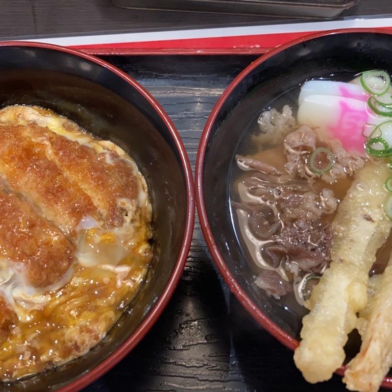 資さん幸せセットぼた餅無し(資さんうどん 博多千代店)