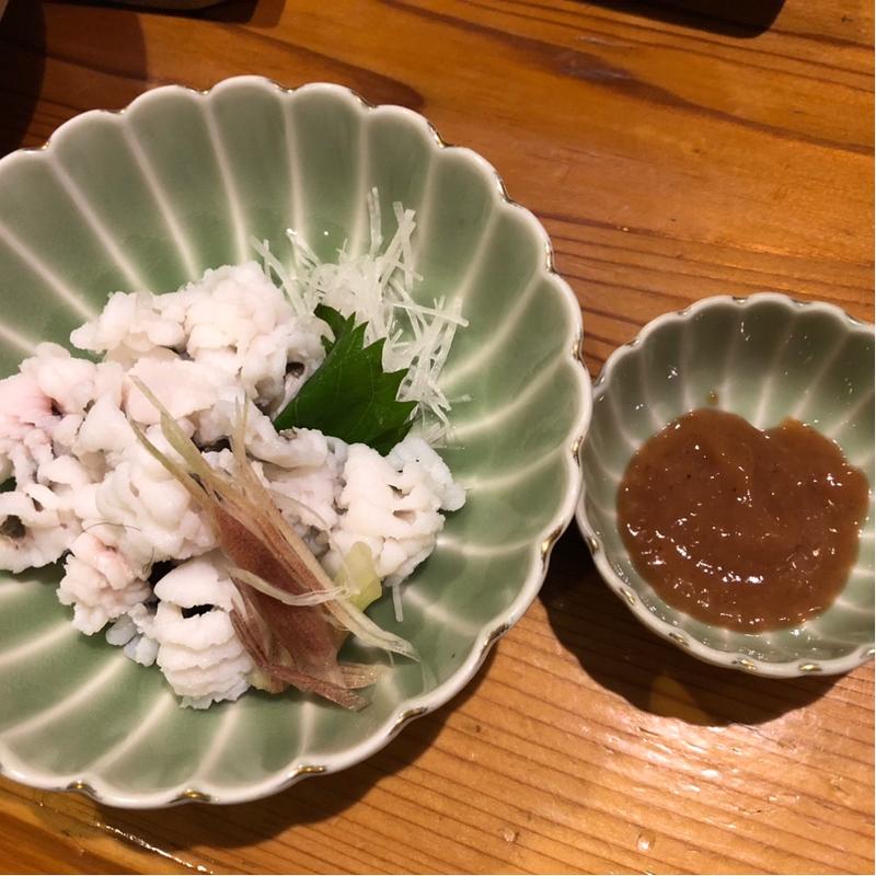 鱧の湯引き(だん)