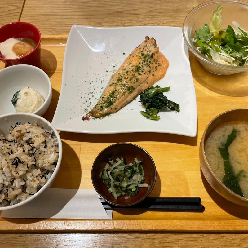 ホッケの明太マヨ焼き定食(おぼんdeごはん イオンモール常滑店)