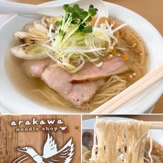 鴨だし焼きネギ塩(Noodleshop arakawa)