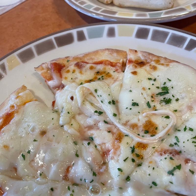 モッツァレラピザ、Wチーズ(サイゼリヤ 津高茶屋店 )