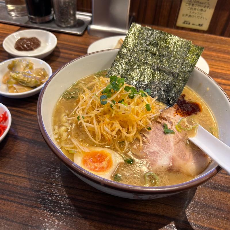 ネギラーメン(究極ラーメン 横濱家 東名川崎店)
