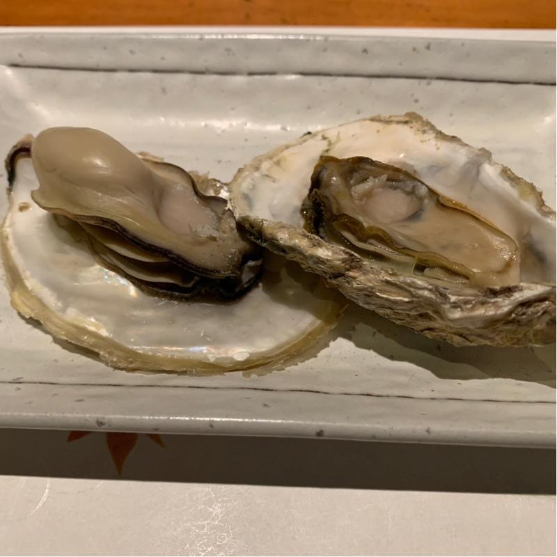 小長井産牡蠣(鮨割烹ぎんえん 白山店)