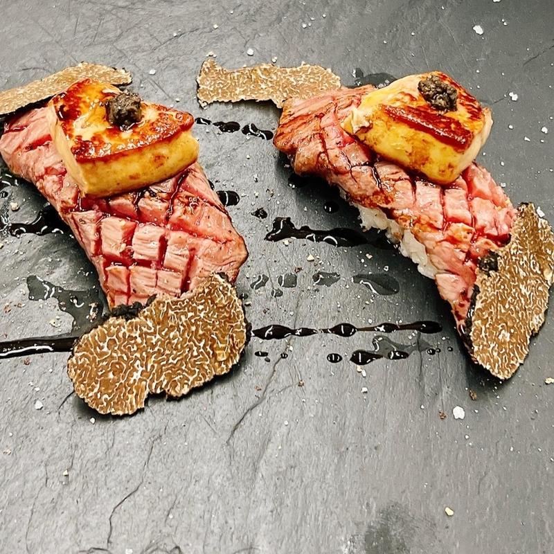 和牛ロッシーニ寿司(あじわい回転寿司 禅 （ぜん ZEN）)