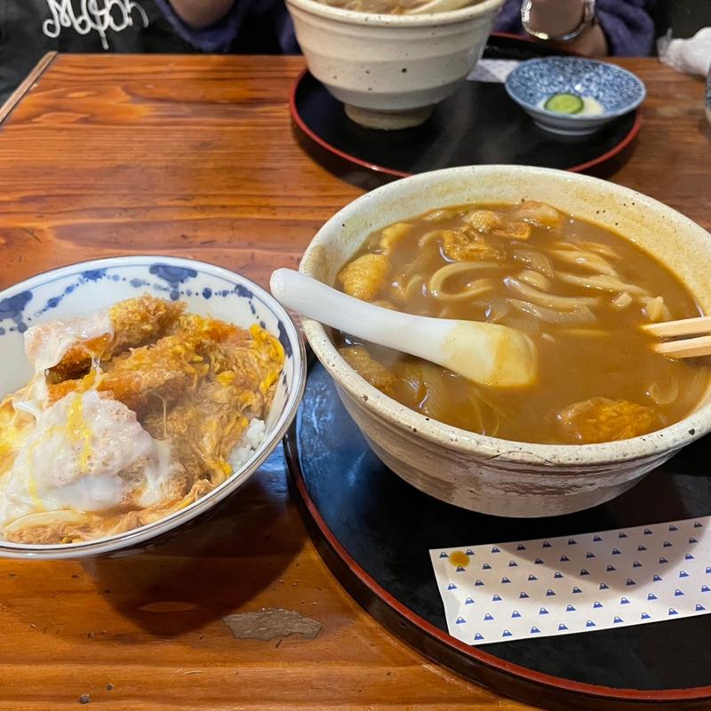 カレーうどんとカツ丼セット(有伝亭 匠 )