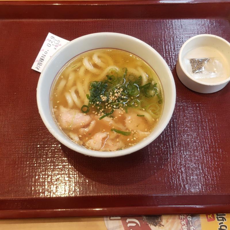 鶏塩うどん(小)(なか卯 人形町店 （ニンギョウチョウテン）)