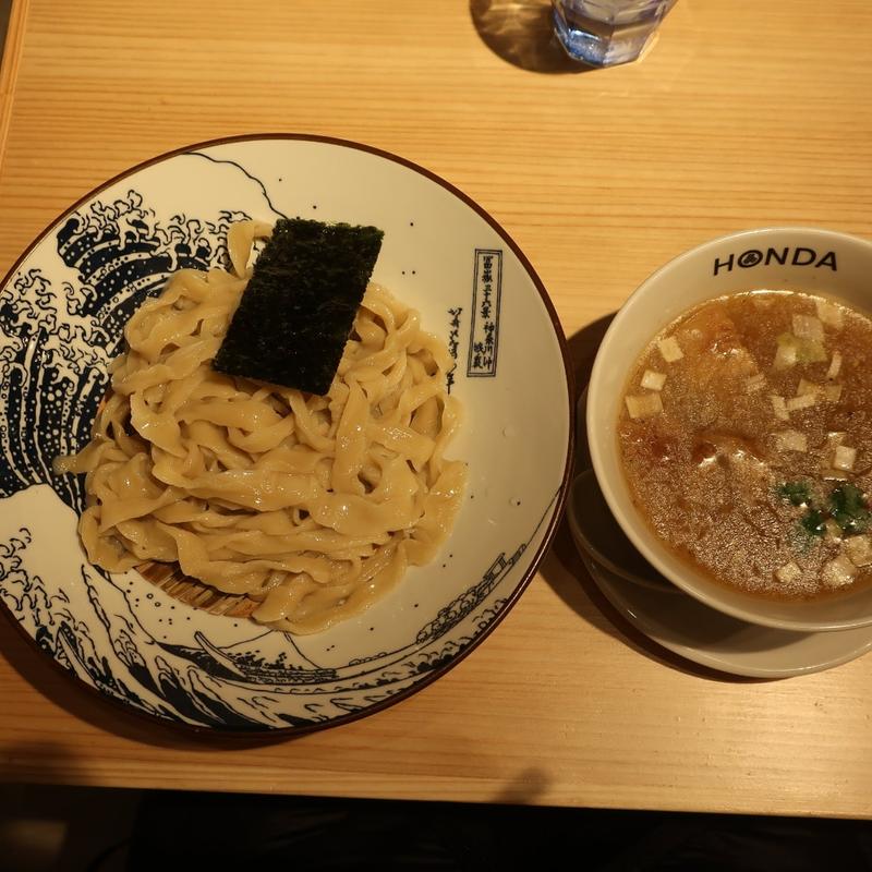 自家製手揉みつけめん塩(本田麺業 神田西口駅前店)