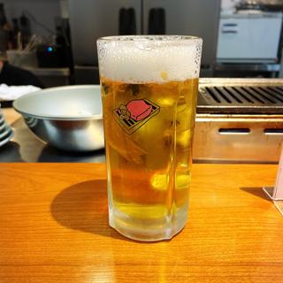 生ビール(焼肉家てっちゃん)