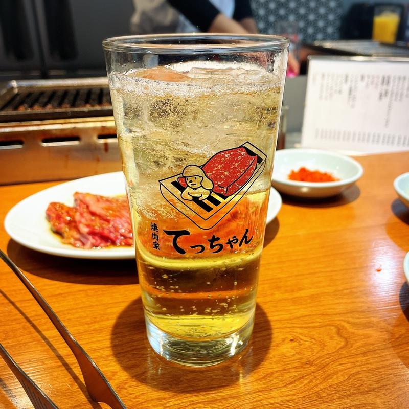 角ハイボール(焼肉家てっちゃん)