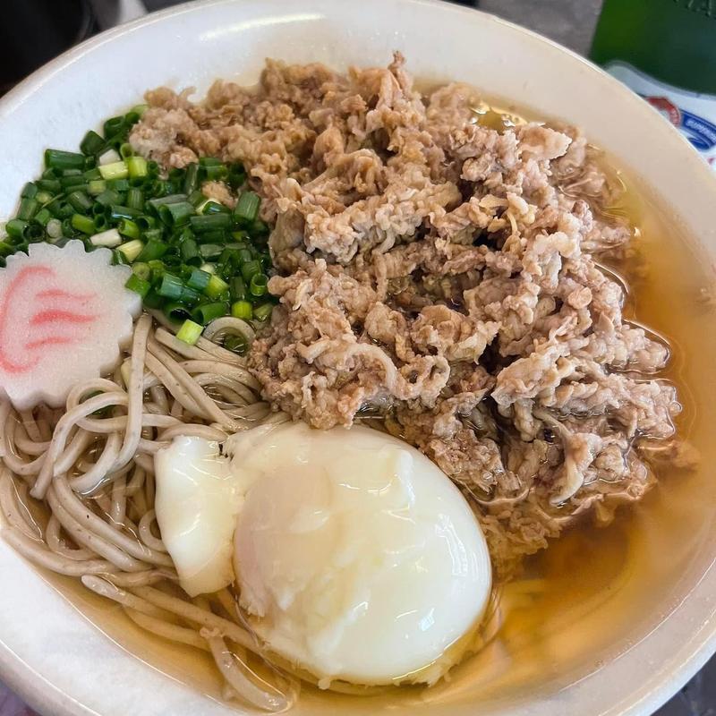 名物！肉そば温泉たまご(suba (すば))