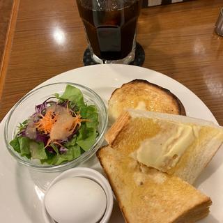 モーニングトースト&ゆで卵(UCCカフェプラザ 札幌オーロラタウン店)