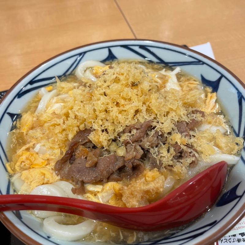 肉ガサネあんかけ(丸亀製麺神戸ハーバーランドumie)