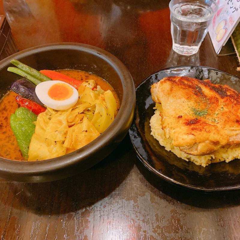 チキングリルonライス(Kanakoのスープカレー屋さん札幌大通店)