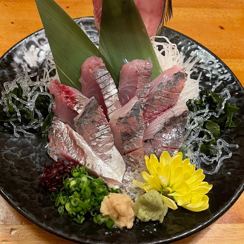 鯵姿造り(本格板前居酒屋 お魚総本家 月島店)