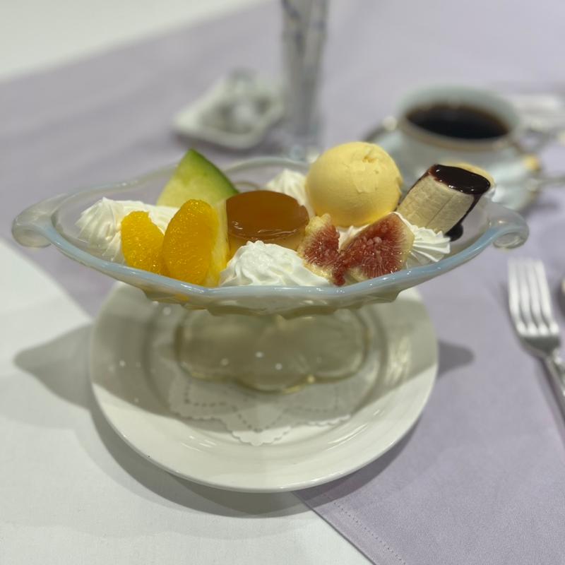 プリンアラモード(特別食堂 日本橋)