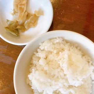 ライスと搾菜(紅虎餃子房 広島店)