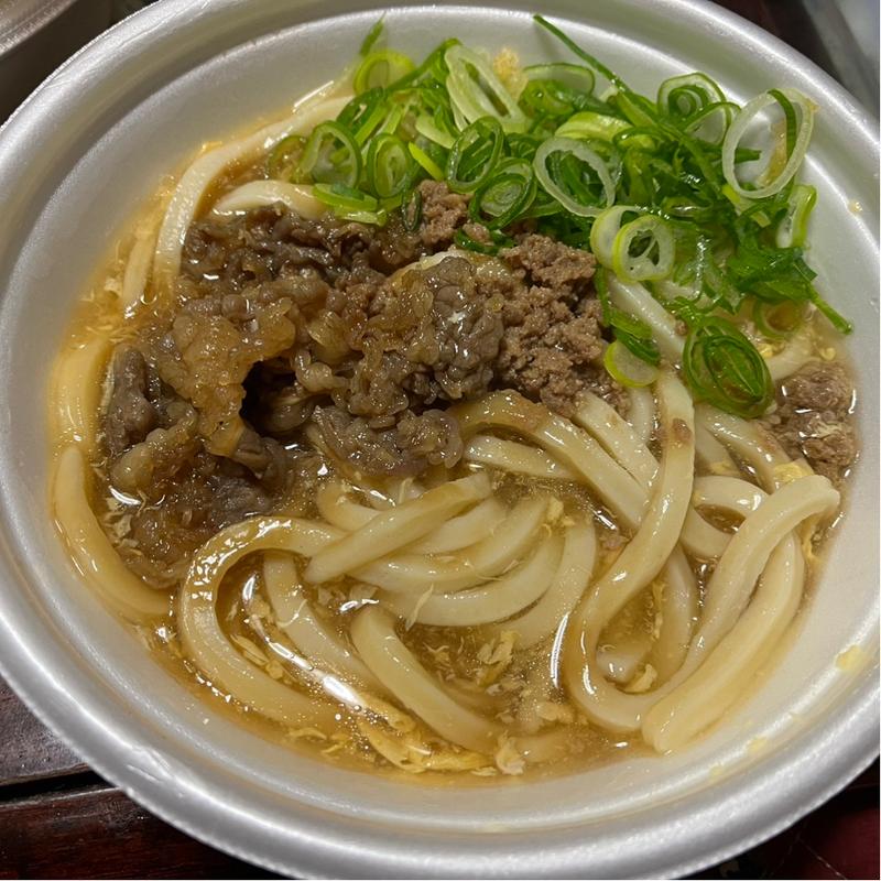 肉がさね玉子あんかけうどん(丸亀製麺桶川)