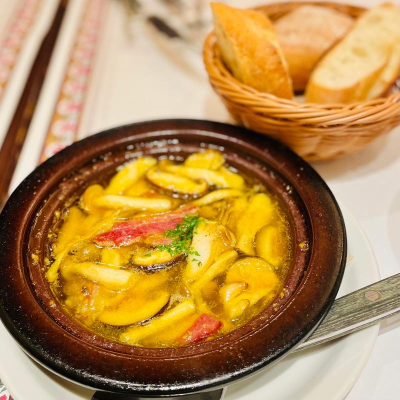 スペシャルコース　きのこのアヒージョ(LA BODEGA PARRILLA)