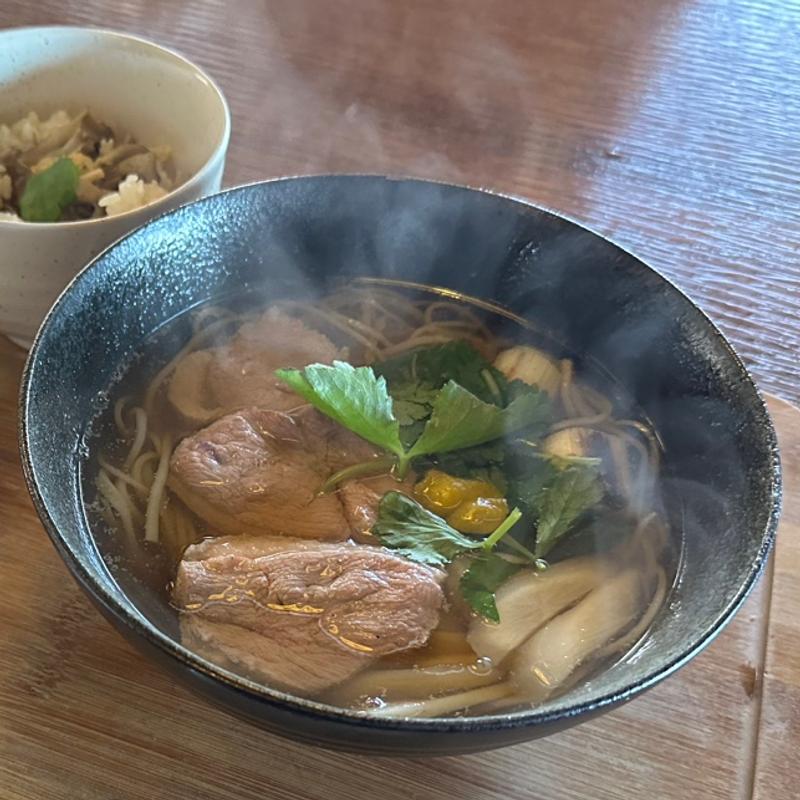 鴨南蛮セット(そばの花 )