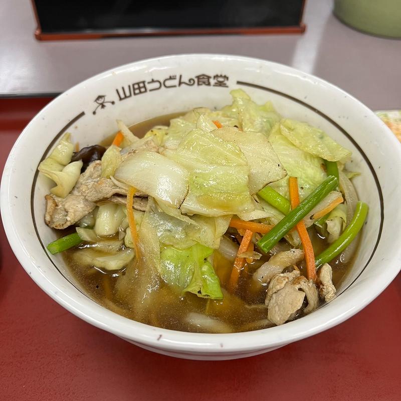 野菜の旨みたっぷりそば(山田うどん食堂 杉戸店 )