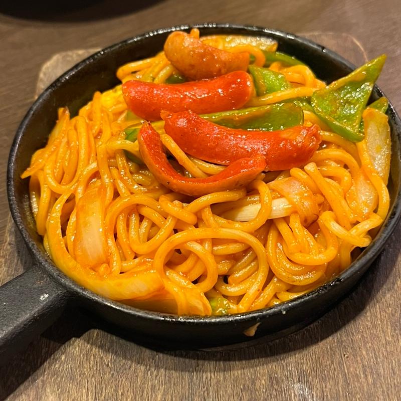 鉄板ナポリタン(世界の山ちゃん 錦中店)