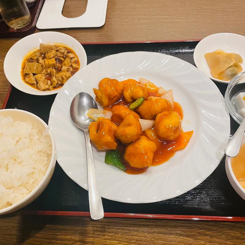 酢豚定食(中華料理 龍騰)