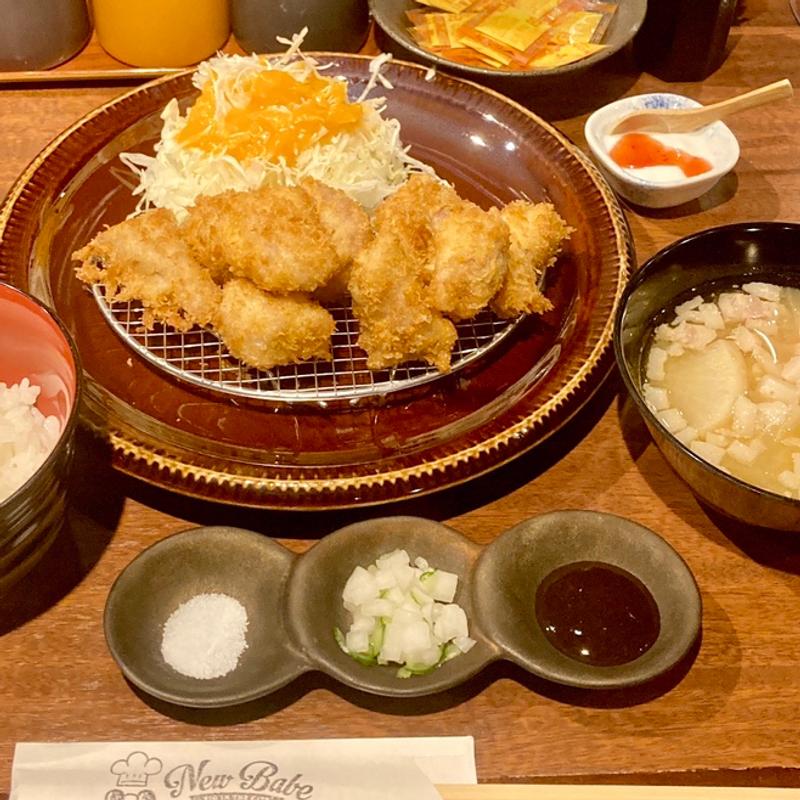 平日限定サービスランチ　ヘタカツ9枚(ニューベイブ 北堀江店)