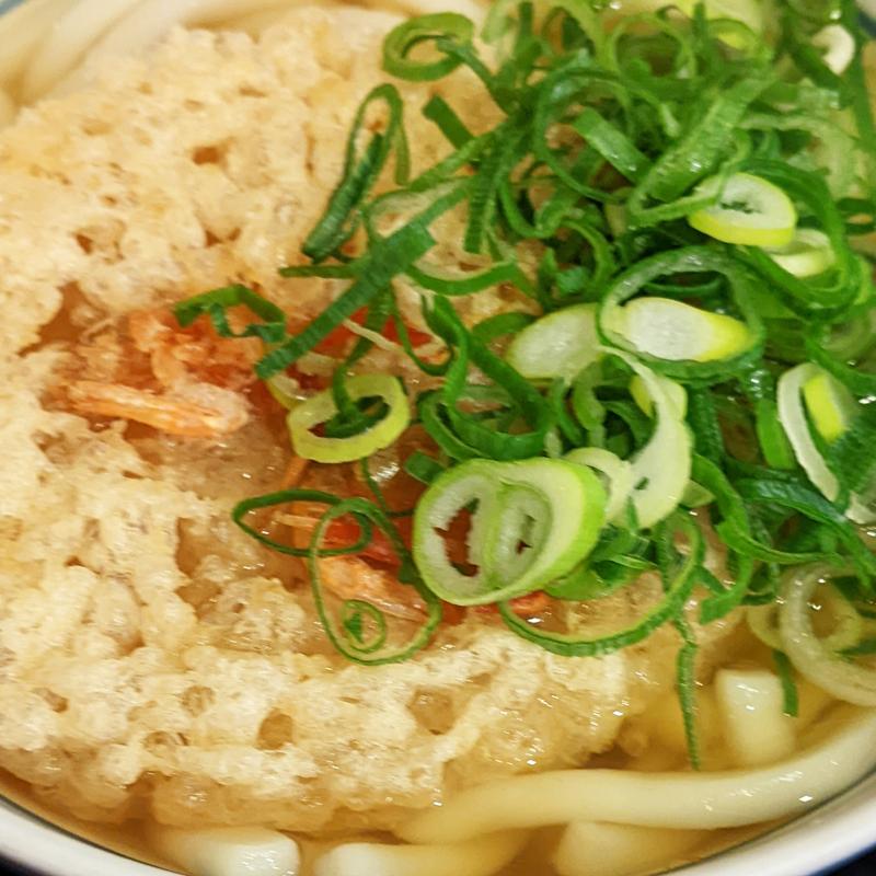 えび天うどん(因幡うどん 渡辺通店)