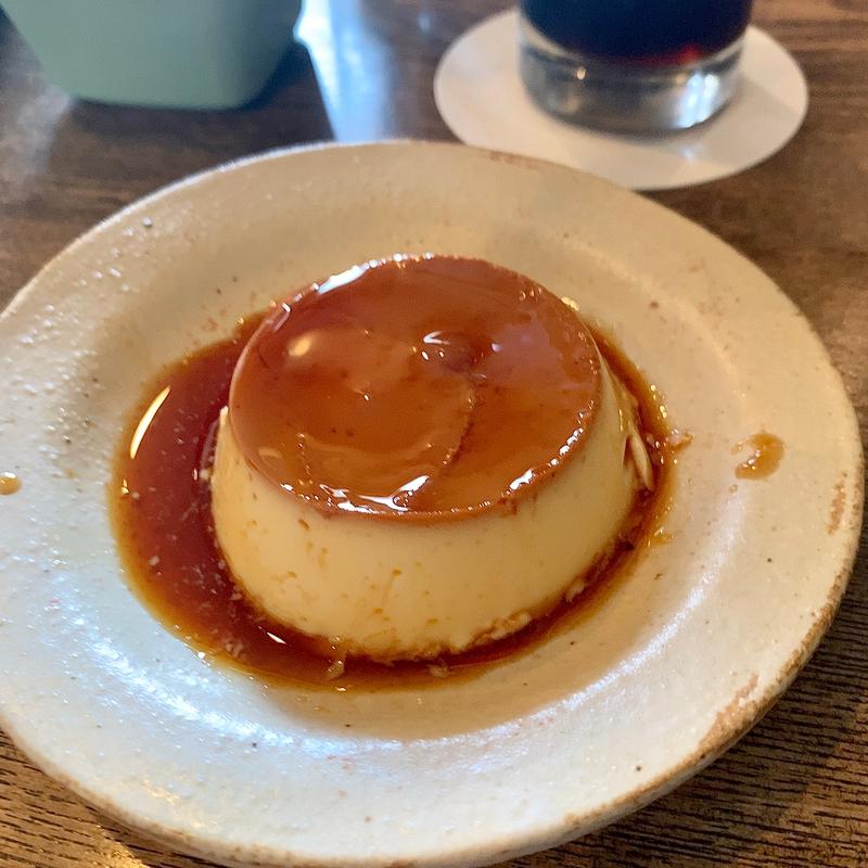 自家製プリン(肉洋食オオタケ)