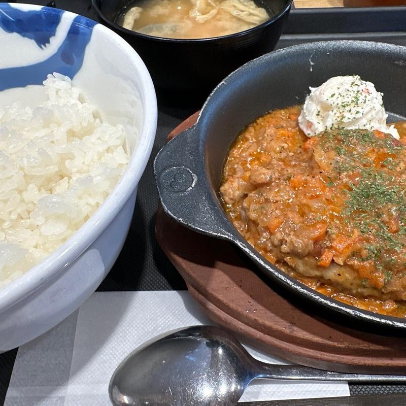 ボロネーゼハンバーグ(松屋 今津店)