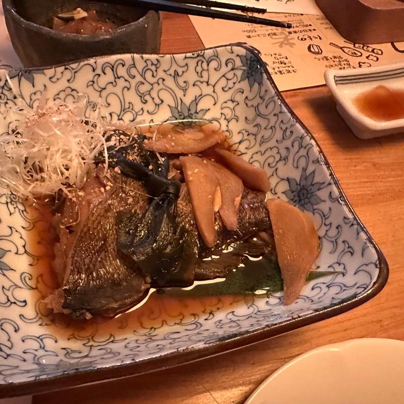 青そいの煮付け(居酒屋りしり)