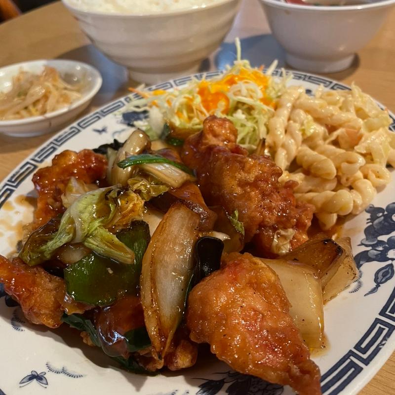 鳥からし定食(中華料理 パイロン)