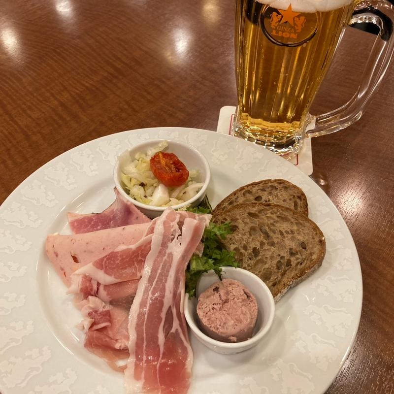 生ハム盛り合わせ(ビヤホールライオン 相鉄店)