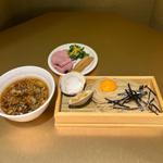 貝出汁ざるそば