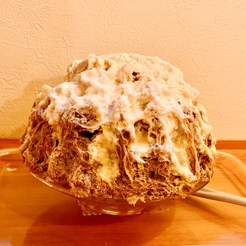 ビチェリン 焼き芋(イタリアンかき氷リコッタ)