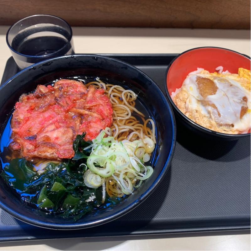 ミニかつ丼セット(名代 富士そば 飯田橋店 )