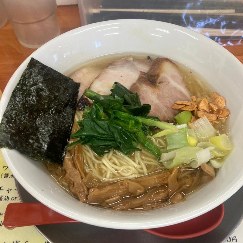 神志のあっさり牛骨中華そば塩(栃木中華そば 神志)