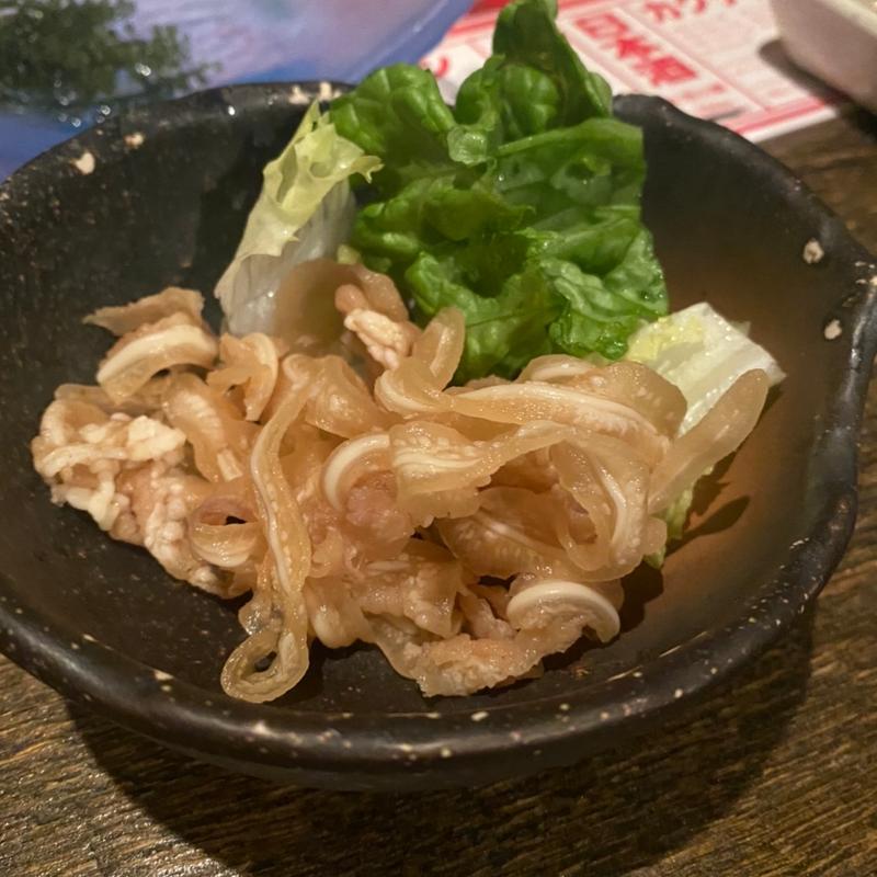 ミミガーの酢和え(琉球祭古酒屋(くーすーや))