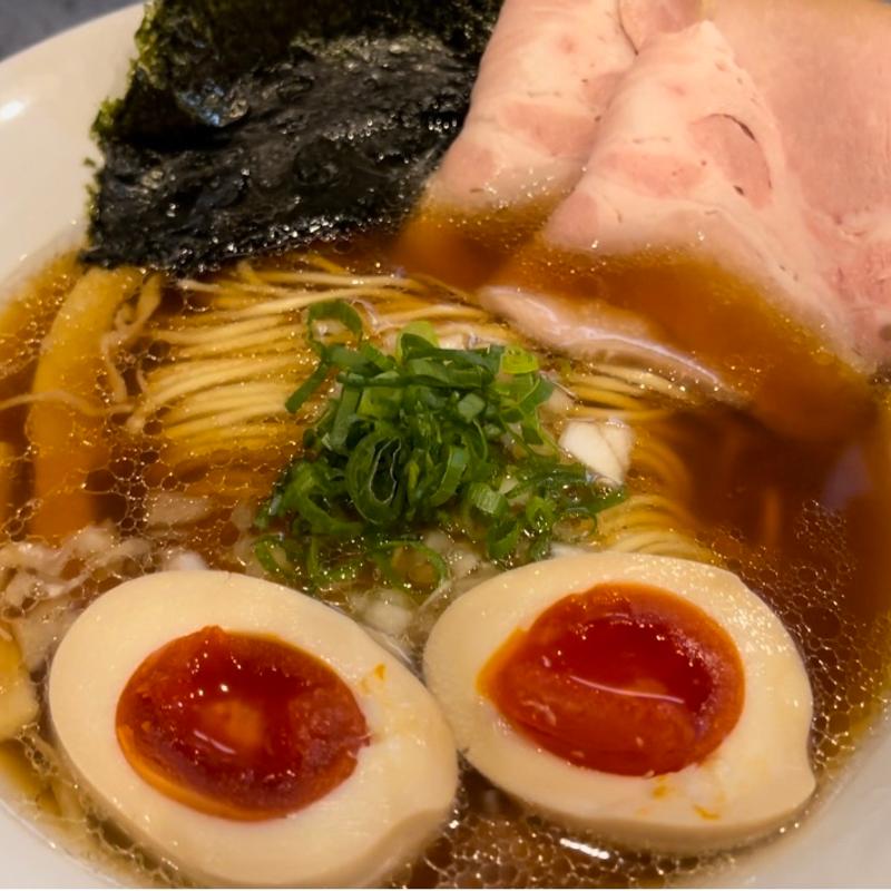 中華そば(味玉付き)(中華そば 鍾馗 十三店)