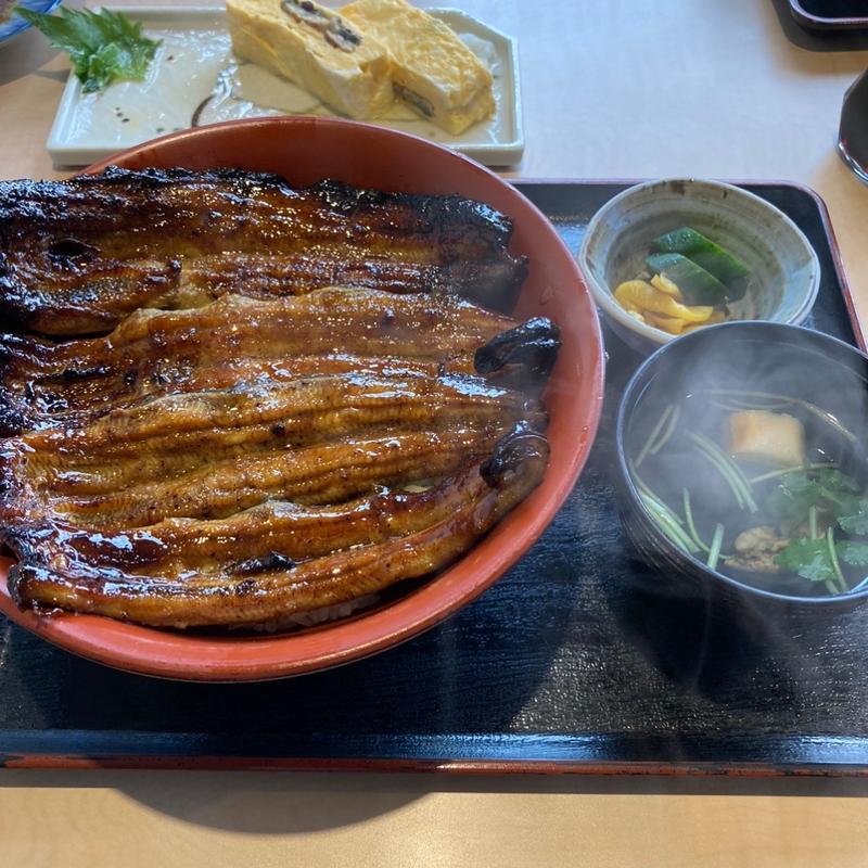 イカダ丼(蒸さず焼きのみ数量限定)(うな勝)