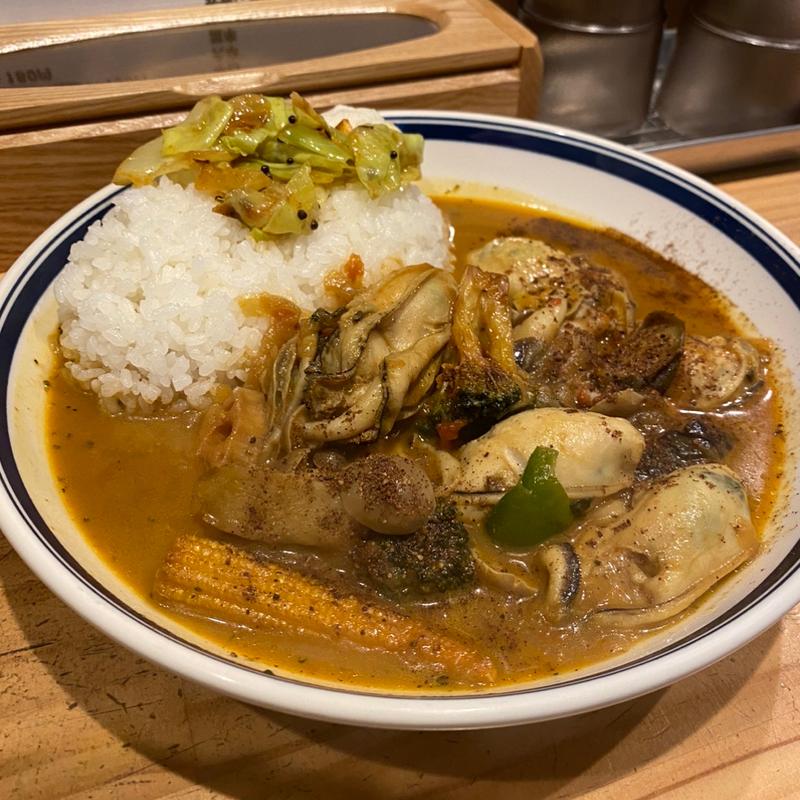 牡蠣野菜カレー+牡蠣追加(カレーライス専門店 ブラザー)