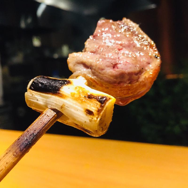 鴨と葱(銀の串)