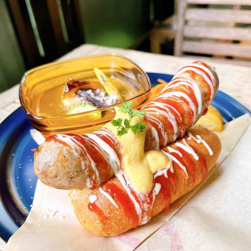 ホットドッグ＆スープカレーセット( TOLO COFFE&BAKERY(トロ コーヒーアンドベーカリー))